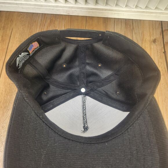 Metals of America Korea Veteran Snapback Hat Cap Black Patch Service USA Made - Picture 9 of 10